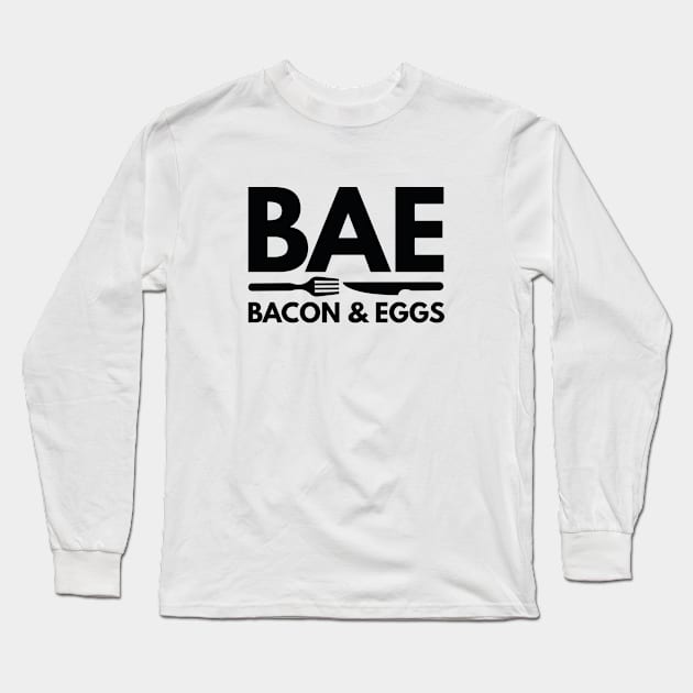 BAE Bacon And Eggs Long Sleeve T-Shirt by VectorPlanet